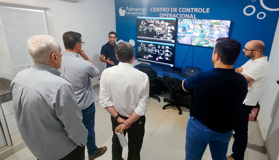 Excelência, inovação e compromisso com as pessoas marcam visita de executivos da GS Inima Environment à Palmeiras Saneamento